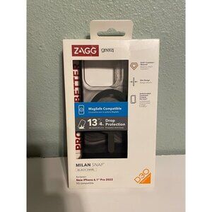 Gear4 Zagg Milan Snap Case for MagSafe for Apple iPhone 14 Pro - Black Swirl
